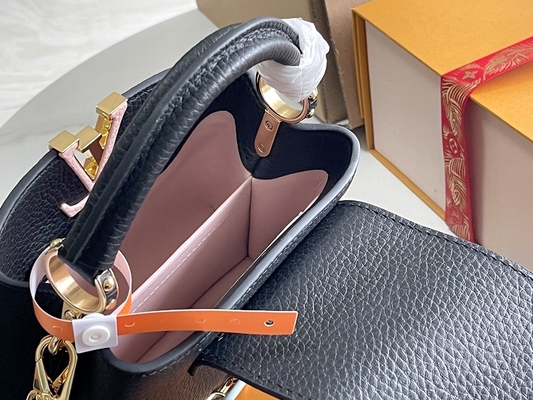 De Gemerkte Zak Louis Vuitton Capucines Mini van de geitevelvoering Preloved