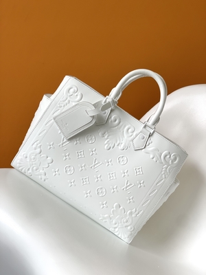 Wit Monogram Preloved Gemerkt Zak Louis Vuitton Sac Plat Tote