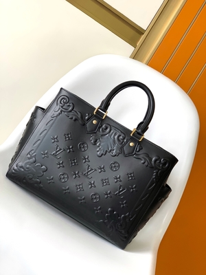 Wit Monogram Preloved Gemerkt Zak Louis Vuitton Sac Plat Tote