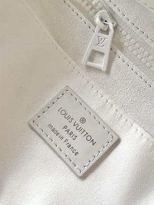 Wit Monogram Preloved Gemerkt Zak Louis Vuitton Sac Plat Tote