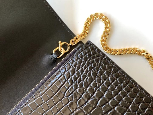 Zwarte de Zak Gouden Ketting Kate Small Tassel van kalfslederyves saint laurent