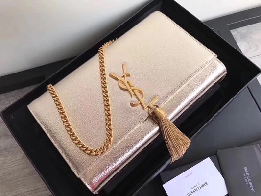 Regelbare Woc van Saint Laurent YVES SAINT LAURENT van de Riemenpolyester Zak met het Zilver van de Ritssluitingssluiting