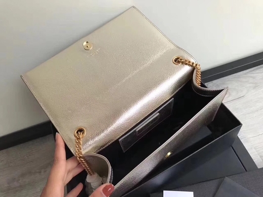 Regelbare Woc van Saint Laurent YVES SAINT LAURENT van de Riemenpolyester Zak met het Zilver van de Ritssluitingssluiting
