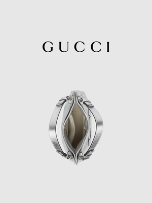 Gucci Blondie Klein Tote Bag Luxury Silver White Gemerkt Dameshandtas