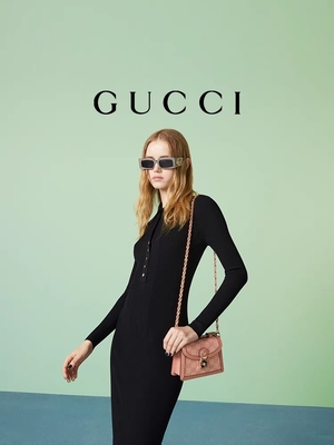 Het Roze Canvas van Gucci Gemerkt GG Mini Shoulder Bag van Boodschappersbag ophidia