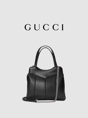 De Silhouetten van Tone Gucci Tote Mini Classic van het leerpalladium