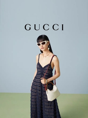 Wit Leer Gemerkt de Prinses Diana Handbag van Gucci van de Schouderzak