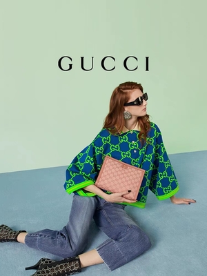 De Koppelingszak van Mini Pink Canvas Leather Ophidia Gucci met Pitsluiting