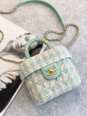 Van de de Dooszak van Mini Designer Purses Chanel Mini van het meisjesmonogram het Groene Roze