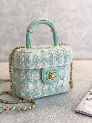 Van de de Dooszak van Mini Designer Purses Chanel Mini van het meisjesmonogram het Groene Roze