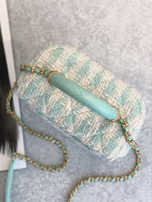 Van de de Dooszak van Mini Designer Purses Chanel Mini van het meisjesmonogram het Groene Roze