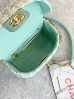 Van de de Dooszak van Mini Designer Purses Chanel Mini van het meisjesmonogram het Groene Roze