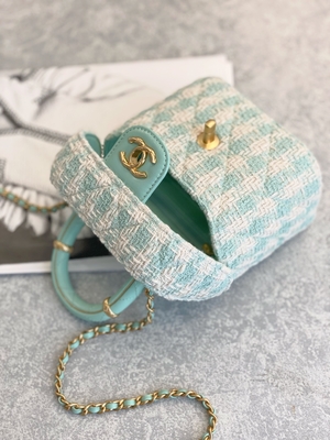 Van de de Dooszak van Mini Designer Purses Chanel Mini van het meisjesmonogram het Groene Roze