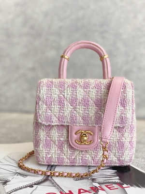 Van de de Dooszak van Mini Designer Purses Chanel Mini van het meisjesmonogram het Groene Roze