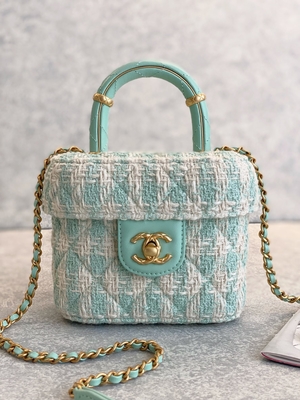 Van de de Dooszak van Mini Designer Purses Chanel Mini van het meisjesmonogram het Groene Roze