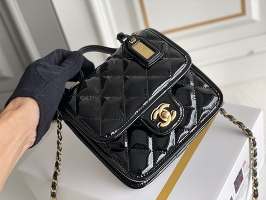 Chanel 22 de Gouden Ketting van Mini Designer Purses Black Spell met Dalingsklep