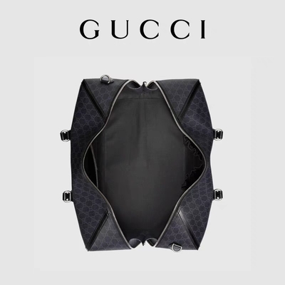Zwart Reisgg Opperst Tote Bag Gucci Mens Messenger Canvas die Dubbel G met elkaar verbinden