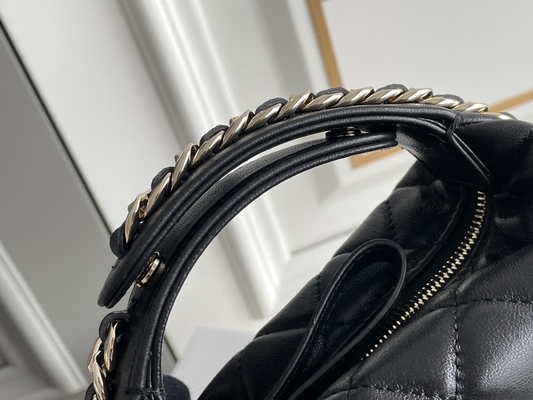 Ap3095 Zwarte Mini Fabric Chanel Flap Bag-Muntstukbeurs 20 Duim