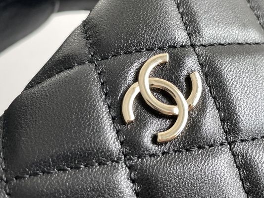 Ap3095 Zwarte Mini Fabric Chanel Flap Bag-Muntstukbeurs 20 Duim