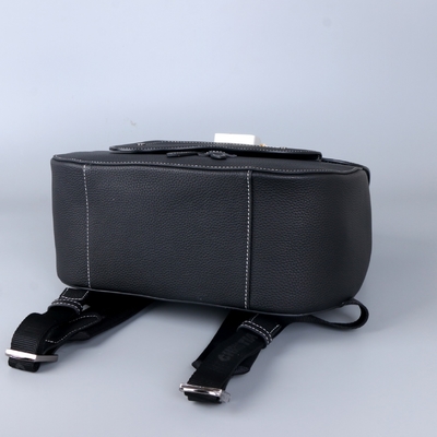 Het Leerkalf van Christian Dior Gallop Backpack Black Grained van de mensenhoofdzaak