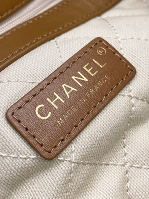 Cusomised Gemerkte Boodschapper Bag 22P Chanel Straw Raffia Bag Pu