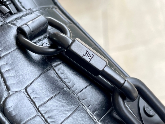 De Zachte Boomstam Mini Small Patent Leather van Crocodilienmatte black louis vuitton LV