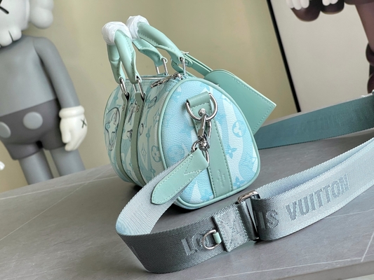 Commerciële LV Ontwerper Monogram Bag Keepall BandoulièRe 50 Blauwe Reiszak