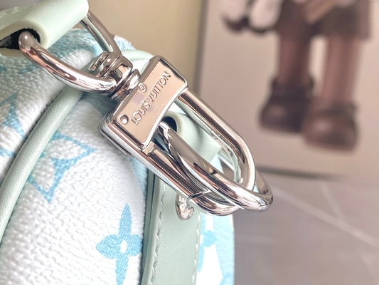 Commerciële LV Ontwerper Monogram Bag Keepall BandoulièRe 50 Blauwe Reiszak
