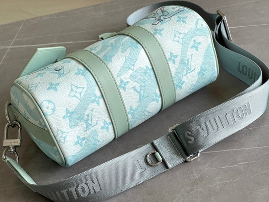 Commerciële LV Ontwerper Monogram Bag Keepall BandoulièRe 50 Blauwe Reiszak