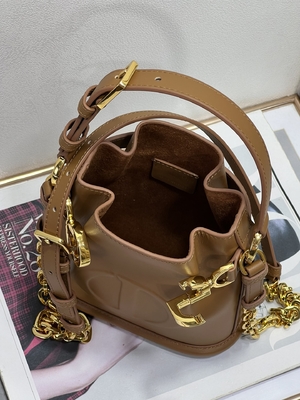 In reliëf gemaakte CD Christian Dior Sport Bag Calfskin van C'est Dior Bag Gold Saddle