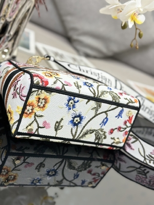 De veelkleurige Zak van de Zakkendior medium D Lite van Petites Fleurs Douane Gemerkte