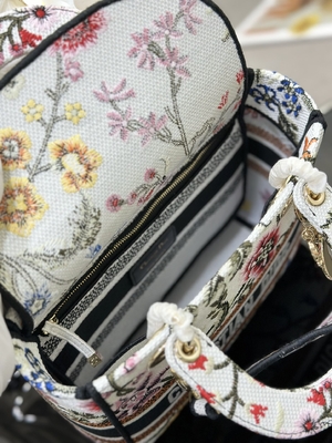 De veelkleurige Zak van de Zakkendior medium D Lite van Petites Fleurs Douane Gemerkte